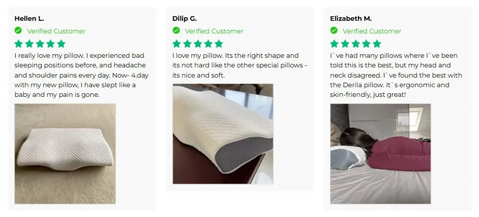 Derila Pillow Users Reviews